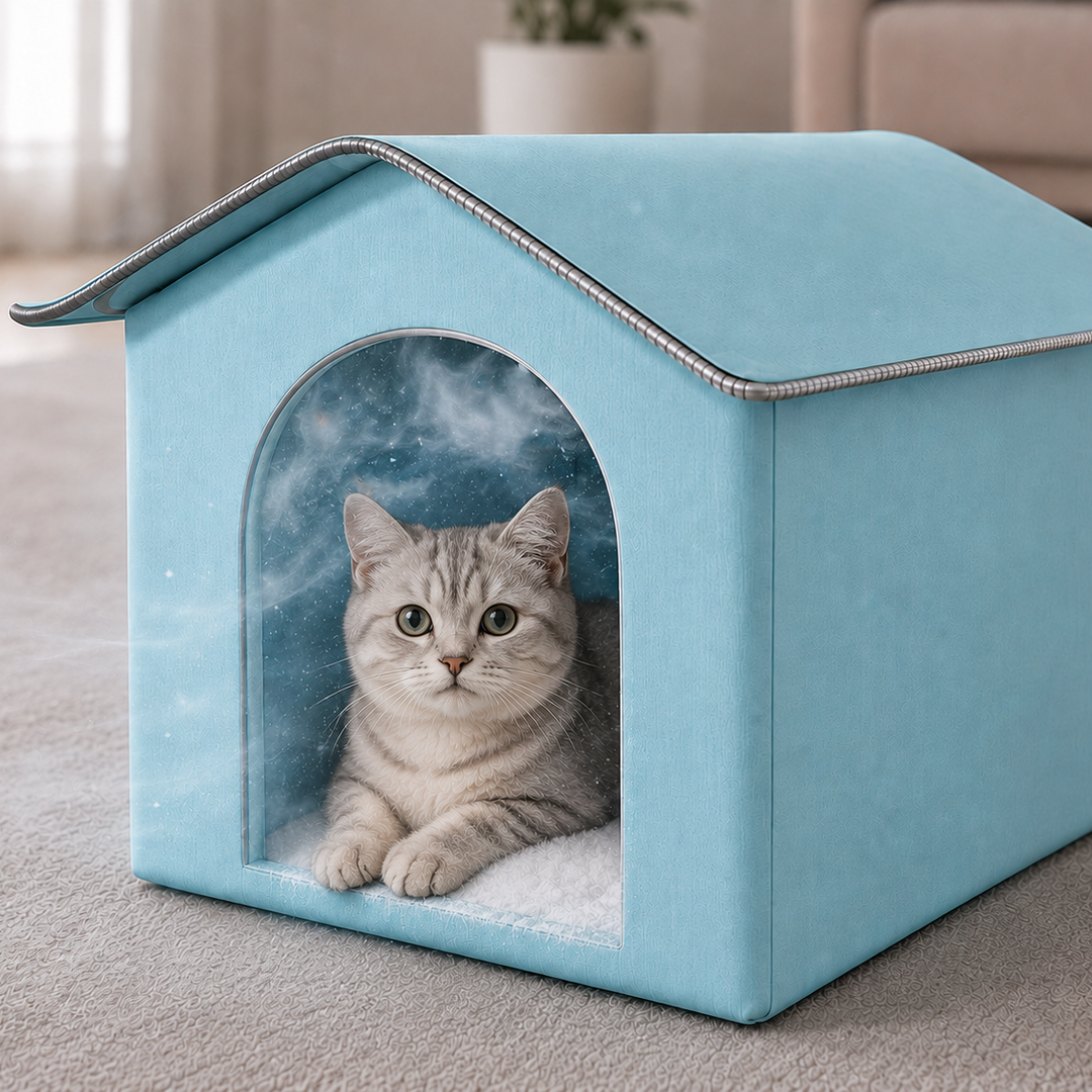 Foldable Weatherproof Outdoor Cat House & Pet Shelter